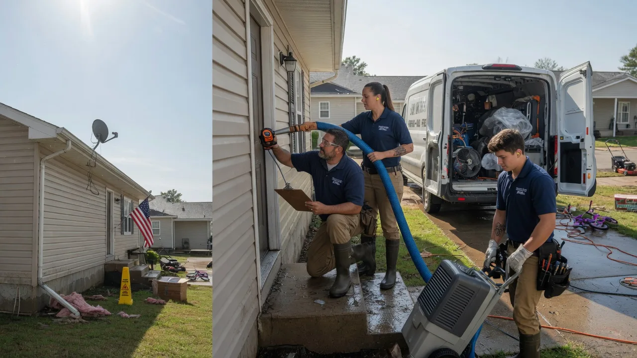Ceiling Water Damage Restoration in De Soto, IA near me